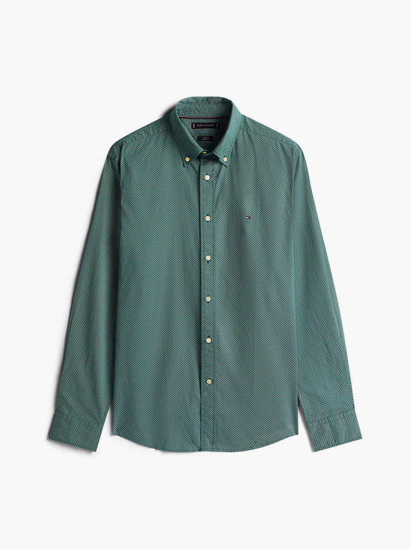 Regular Fit Print Poplin Shirt