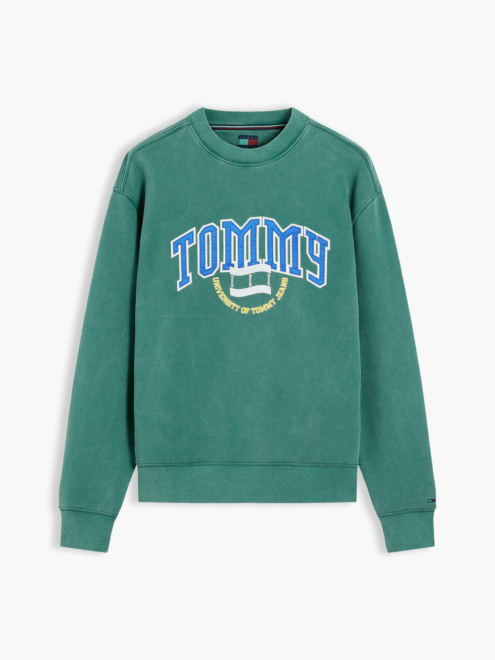 Relaxed Fit Terry Crew Neck Sweatshirt