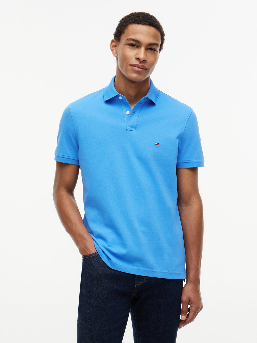Regular Fit Solid Pique Polo