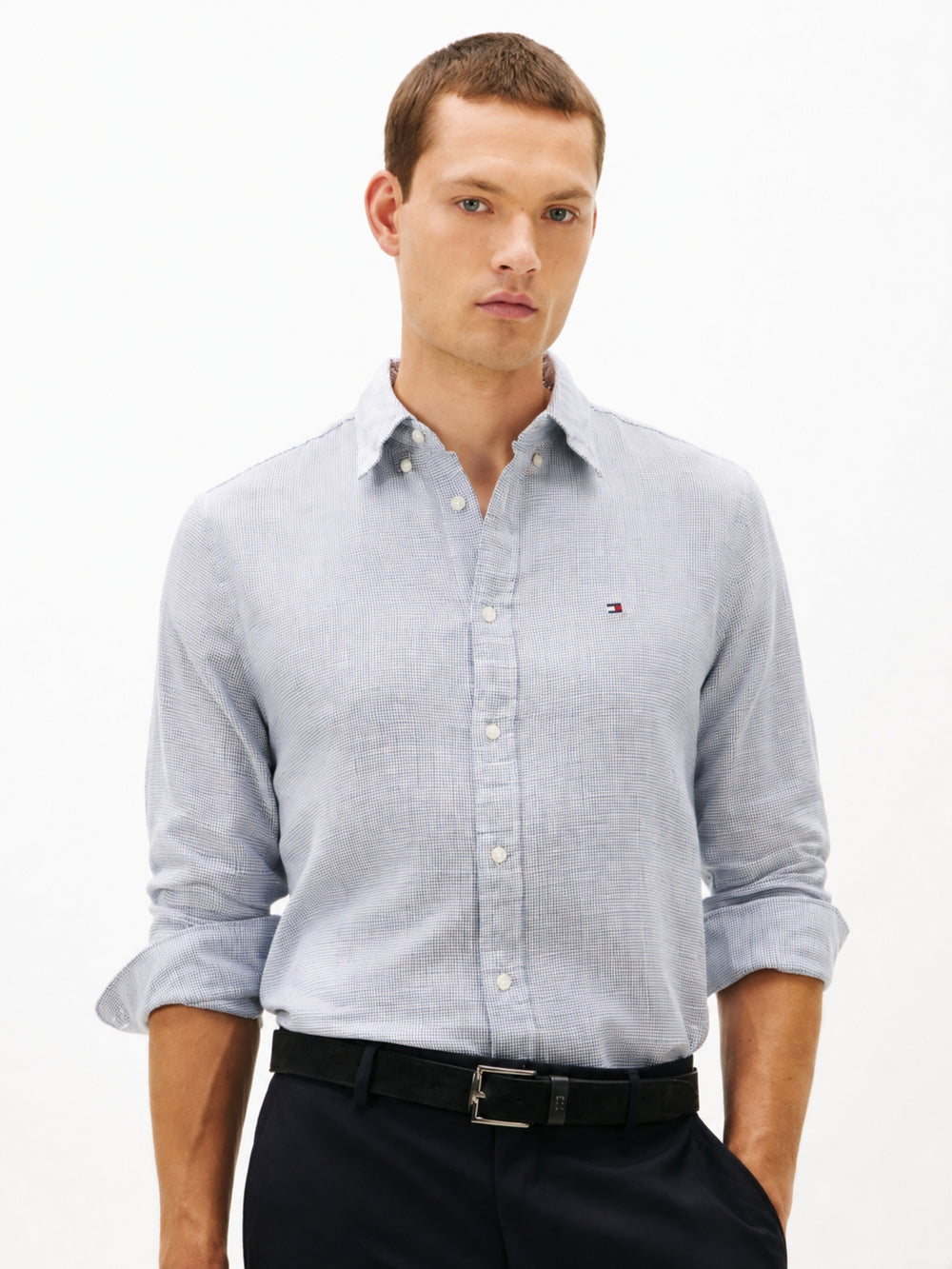 Regular Fit Texture Dobby Shirt