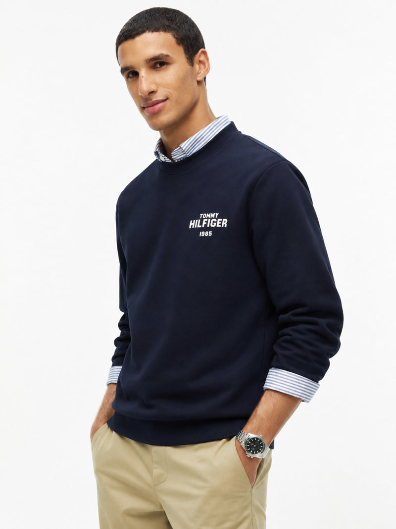 Crew Neck Terry Sweatshirt