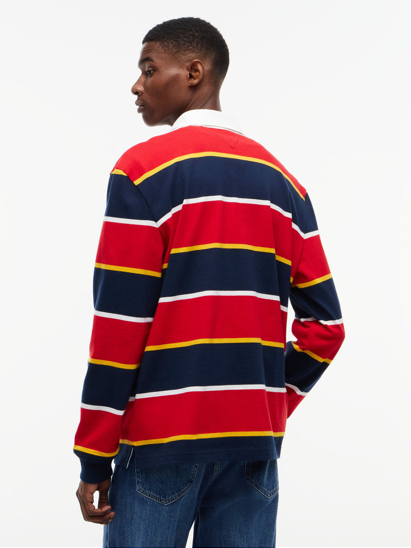 Relaxed Fit Rugby Polo