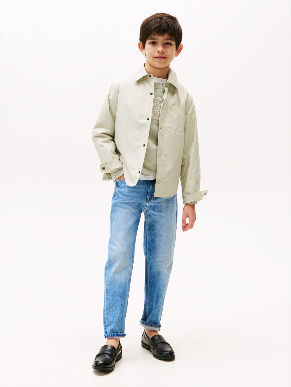Kids Solid Overshirt