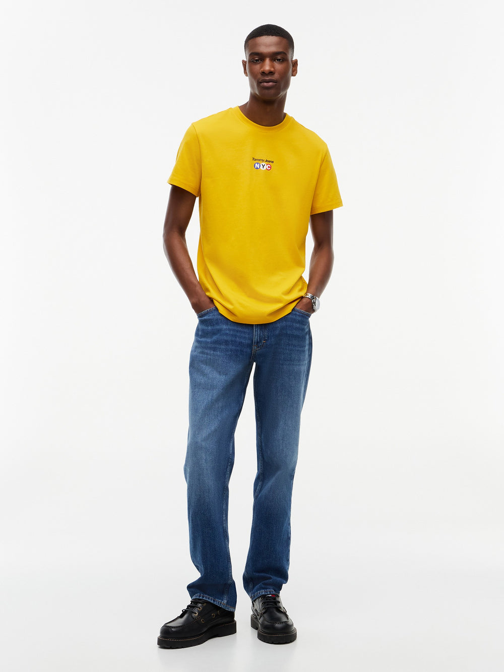 Slim Fit Nyc Logo T-Shirt