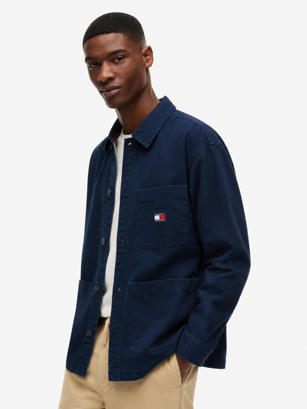 Oversized Fit Washed Overshirt Shirt