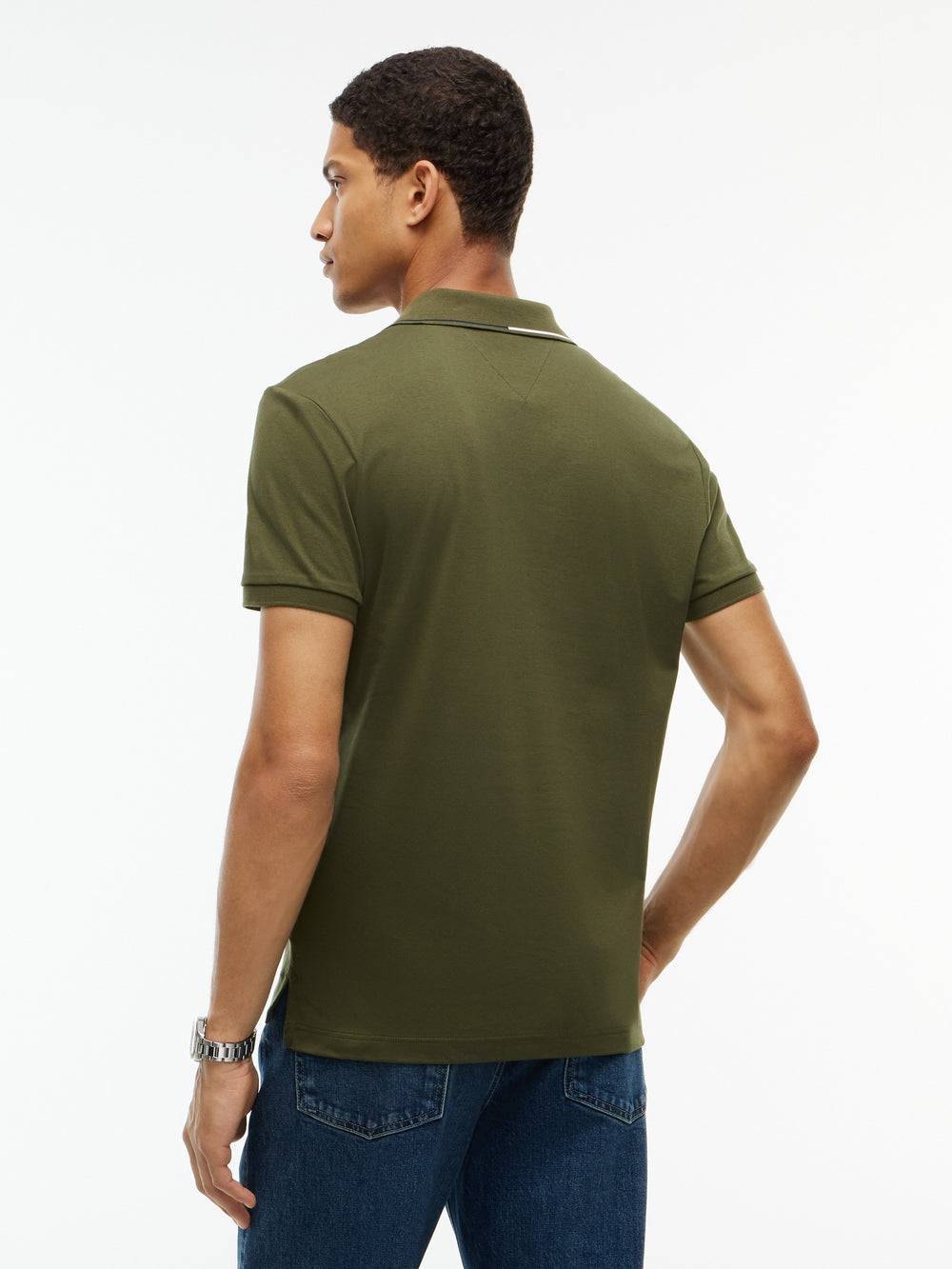 Slim Fit Interlock Polo