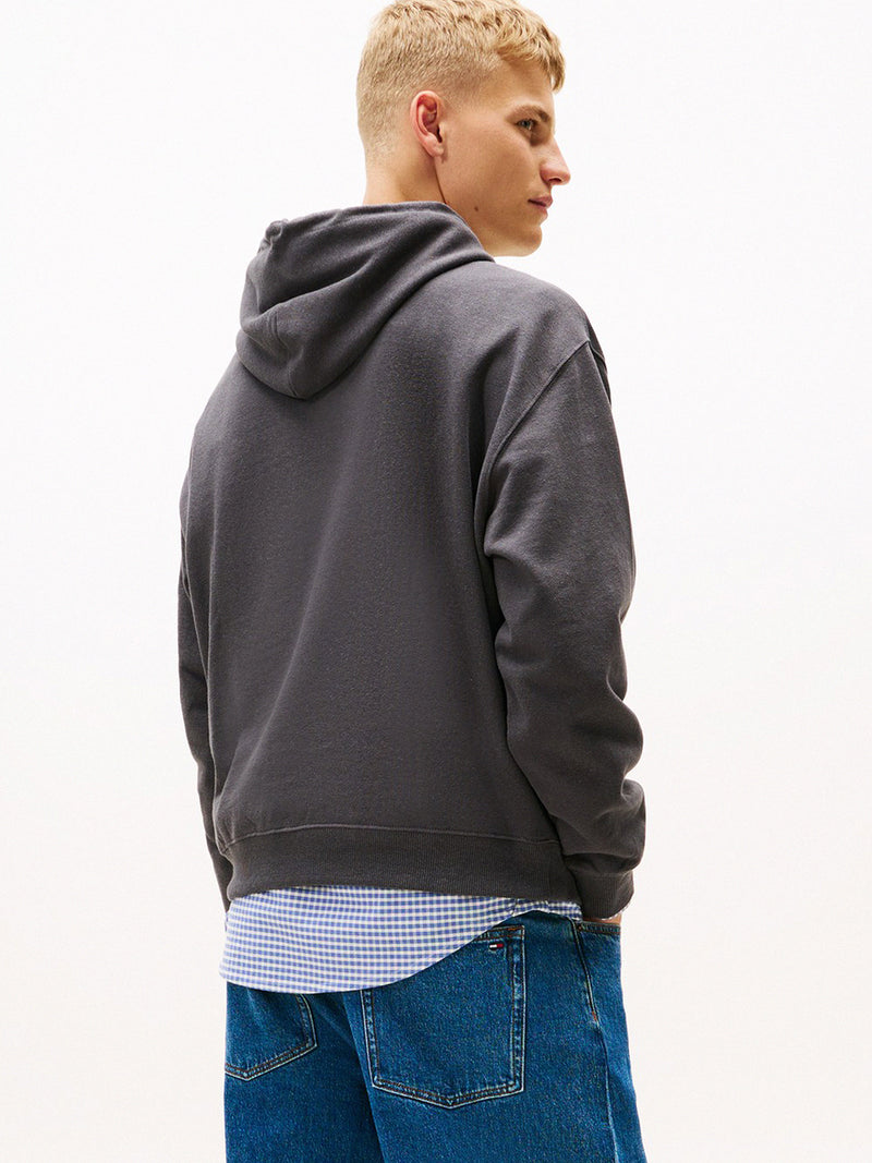90S Fit Terry Hooded Sweatshirt