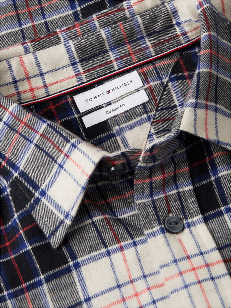 Oversized Fit Check Flannel Shirt