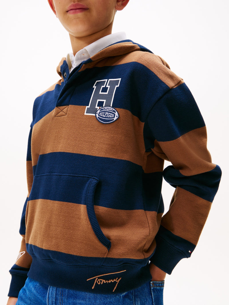 Kids Archive Terry Quarter-Button Hoodie