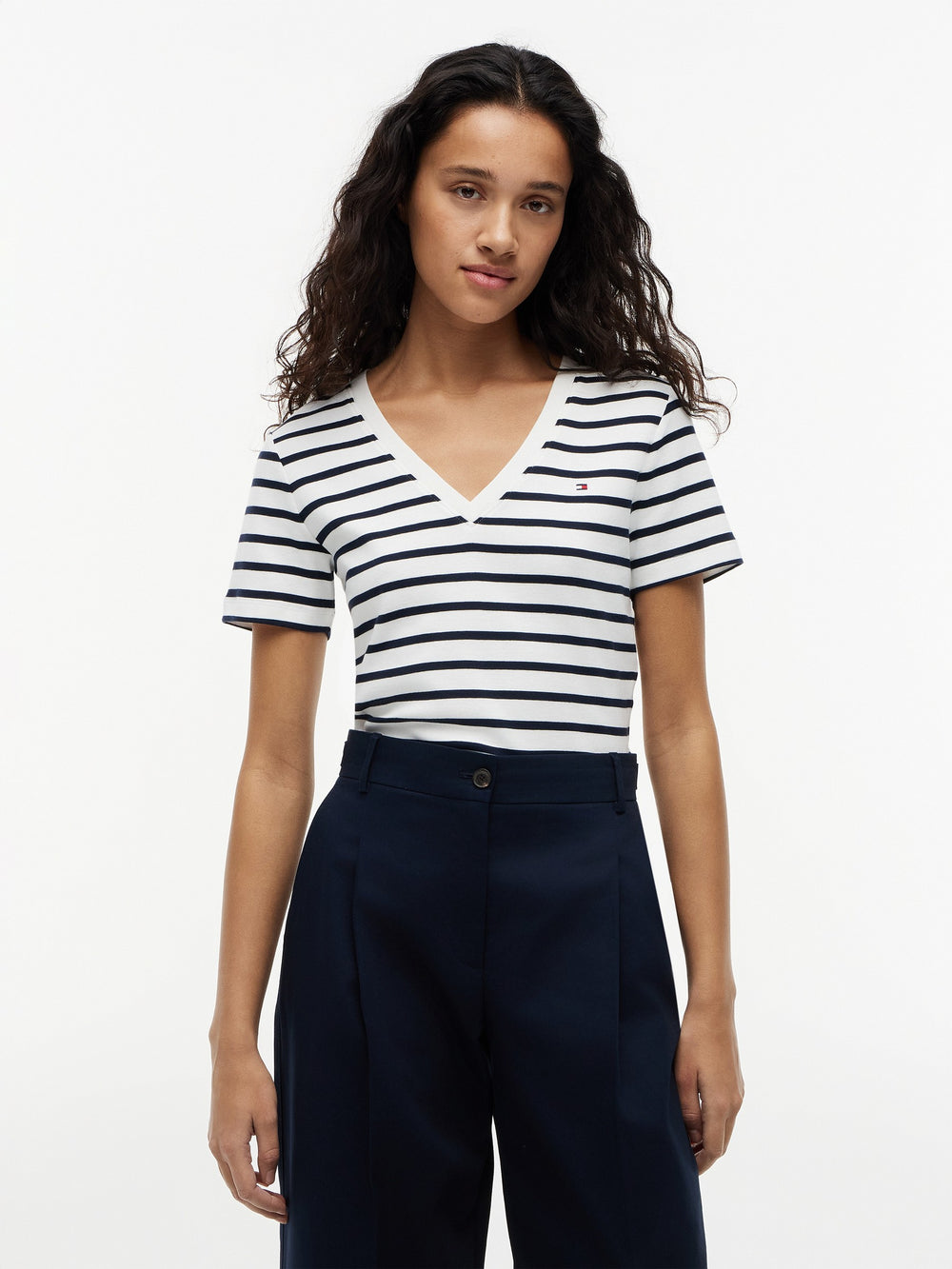 Stripe Slim Fit Half Sleeve Cody T-Shirt
