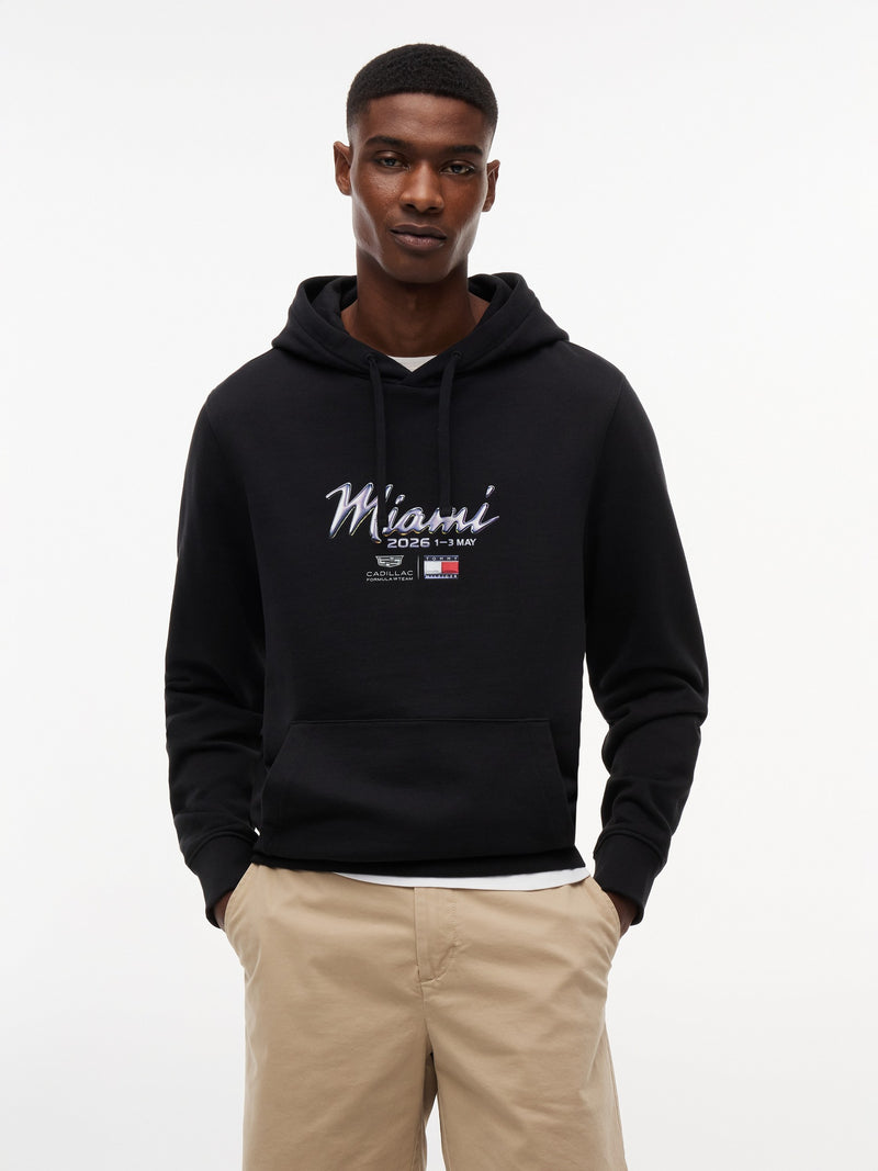 Regular Fit Cf1 Back Print Hoodie