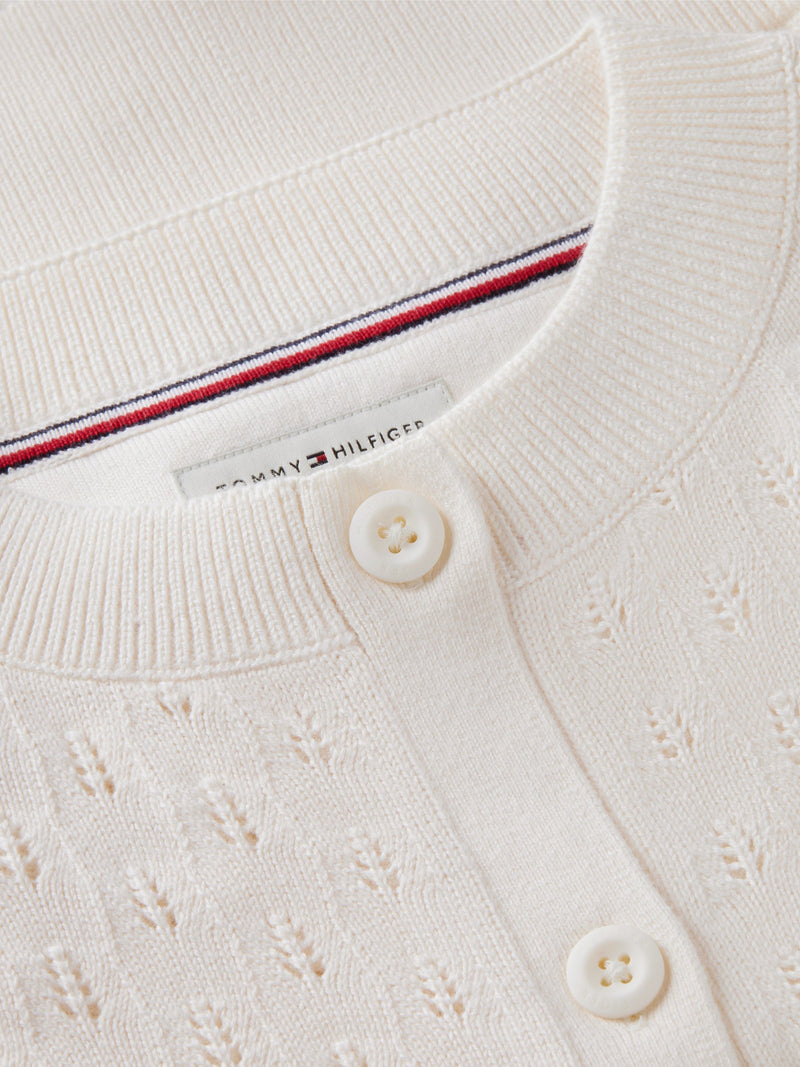 Kids Pointelle Cardigan