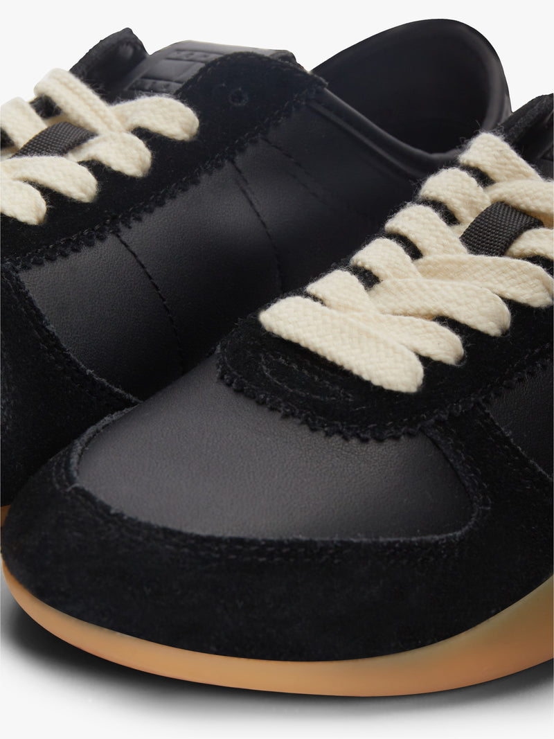 Women Suede Mix Low Profile Sneaker