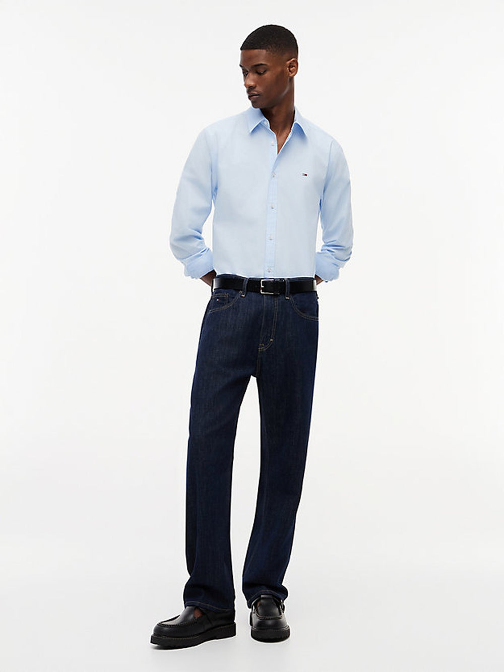 Regular Fit Solid Poplin Shirt