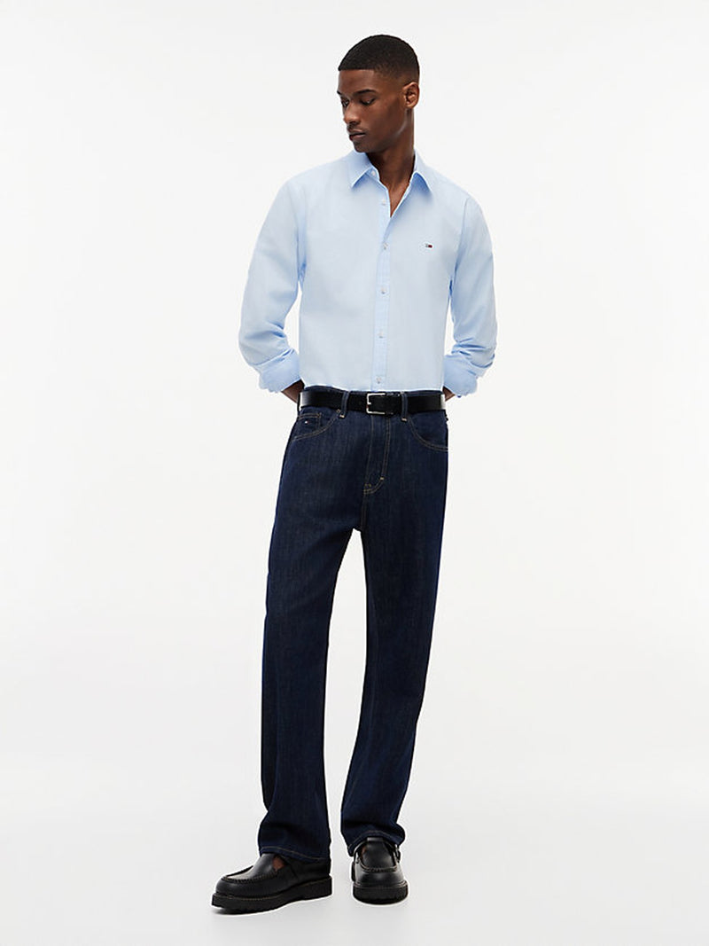 Regular Fit Solid Poplin Shirt