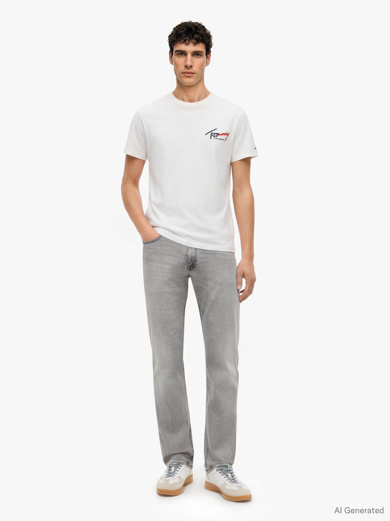 Men Scanton Slim Light Grey Jeans