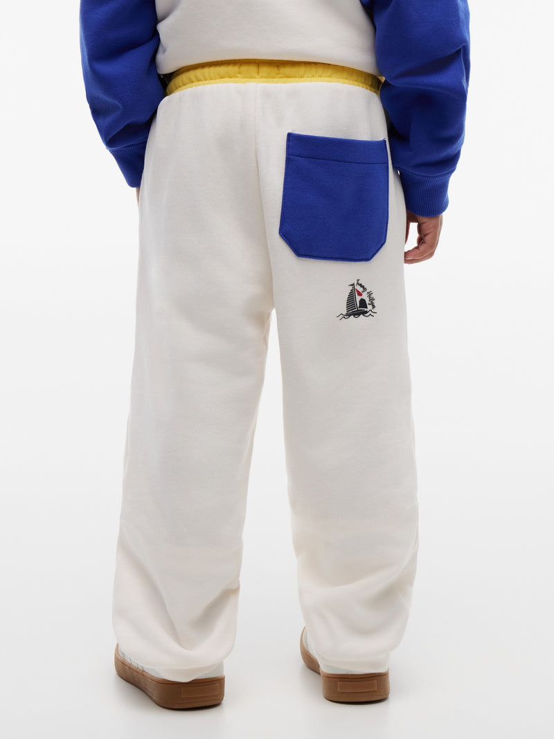 Kids Color Block Terry Trackpant