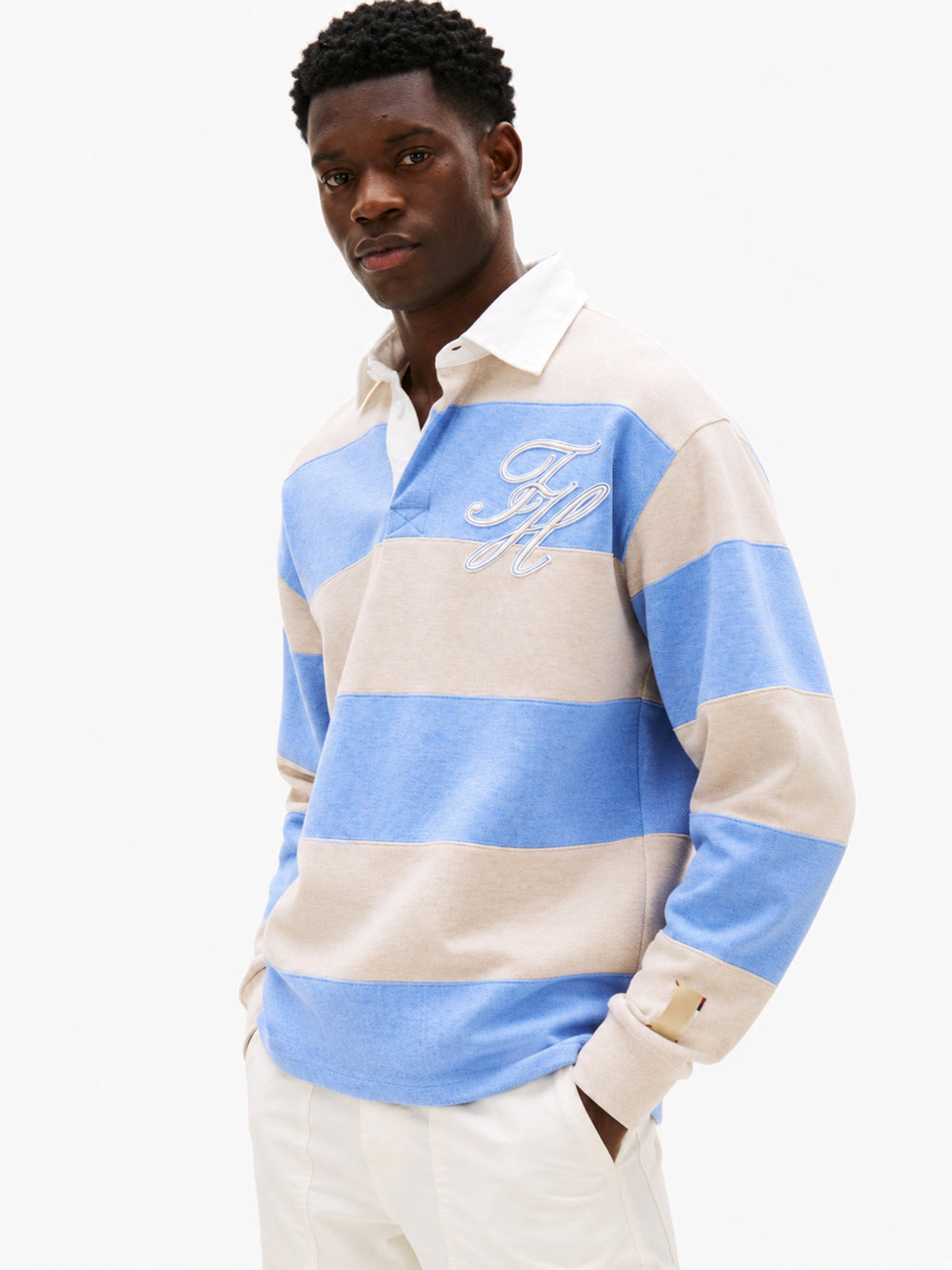 Relaxed Fit Rugby Pullover