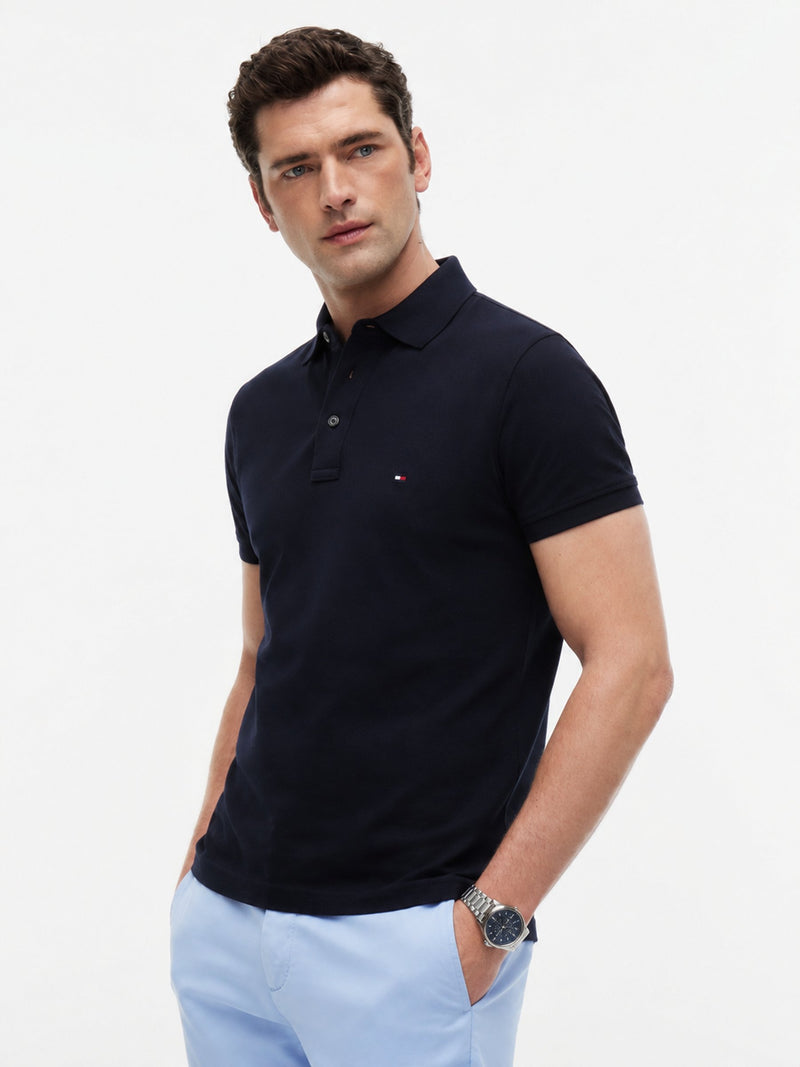 Slim Fit Solid Pique Polo