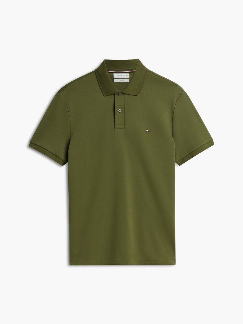 Regular Fit Solid Liquid Cotton Polo