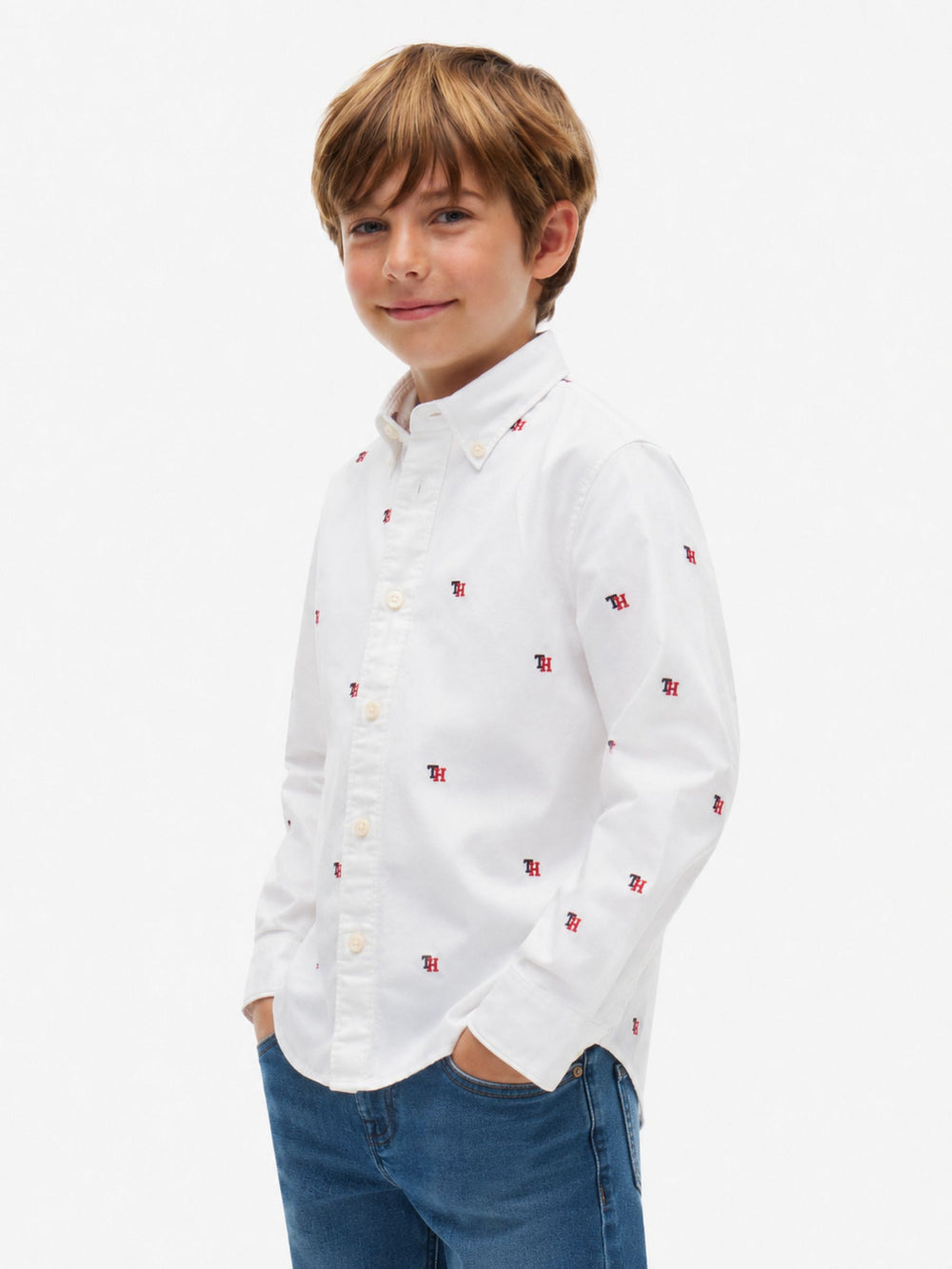 Kids Oxford Stretch Shirt