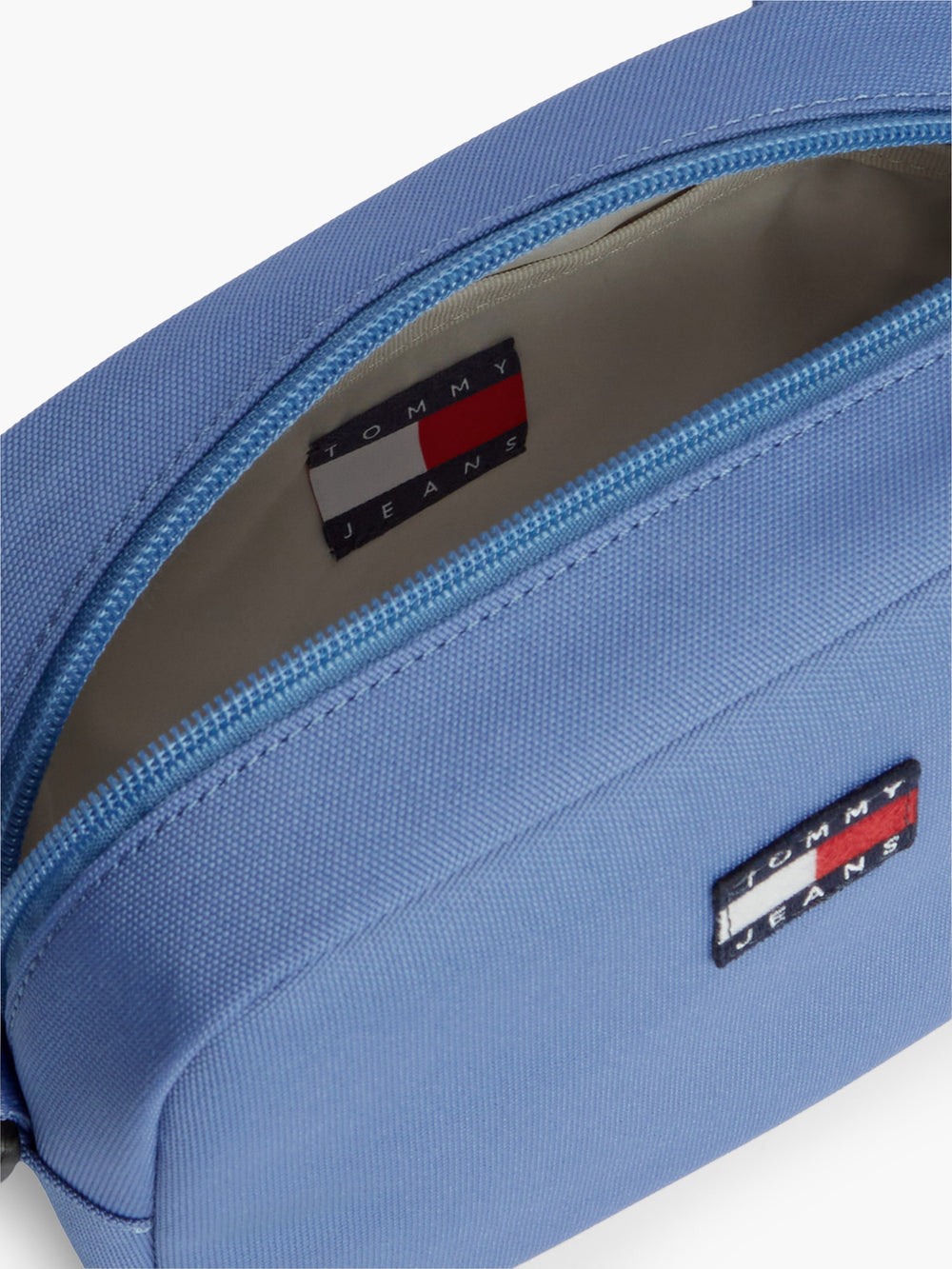 Solid Polyester Crossbody Bag