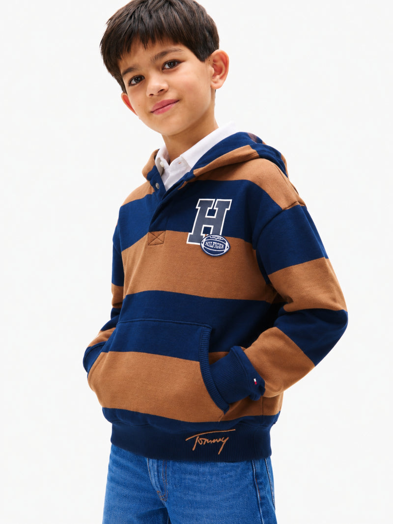 Kids Archive Terry Quarter-Button Hoodie