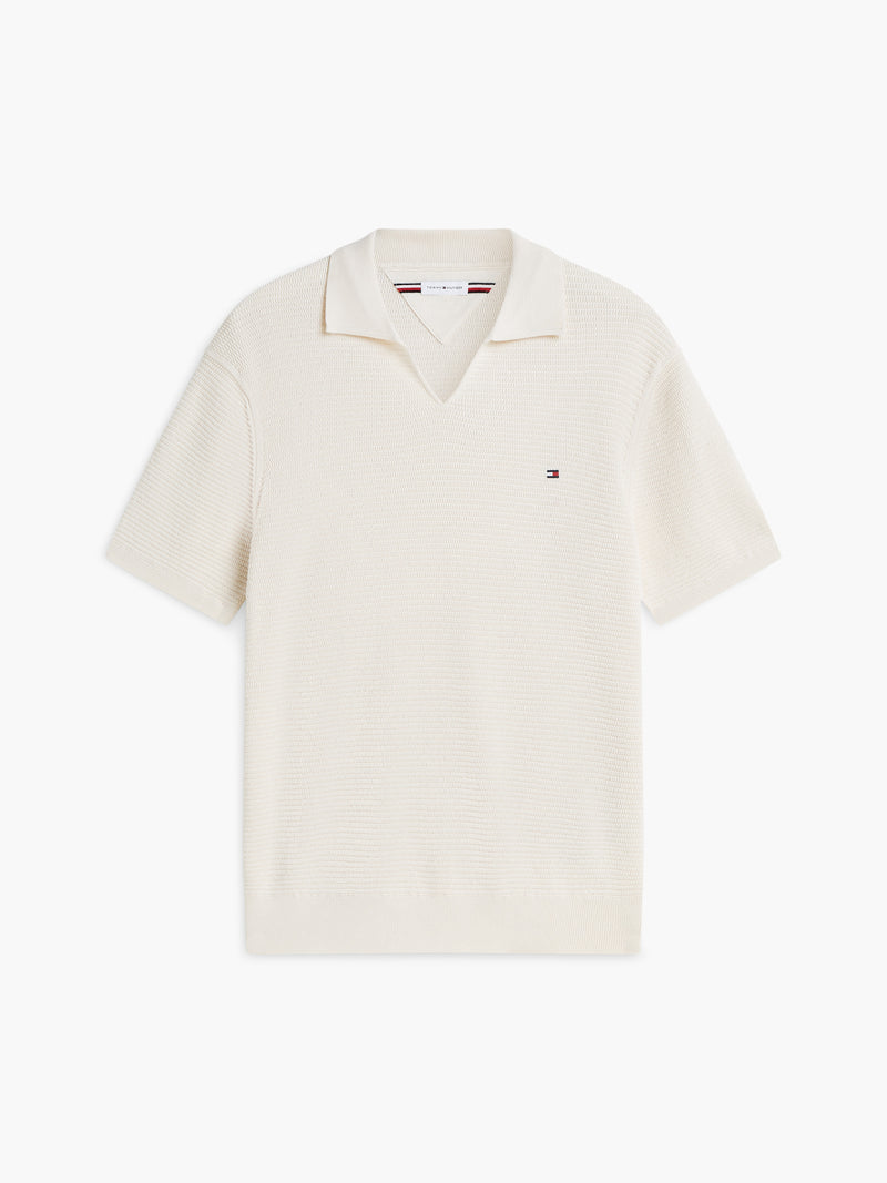 Regular Fit Flat Knit Polo