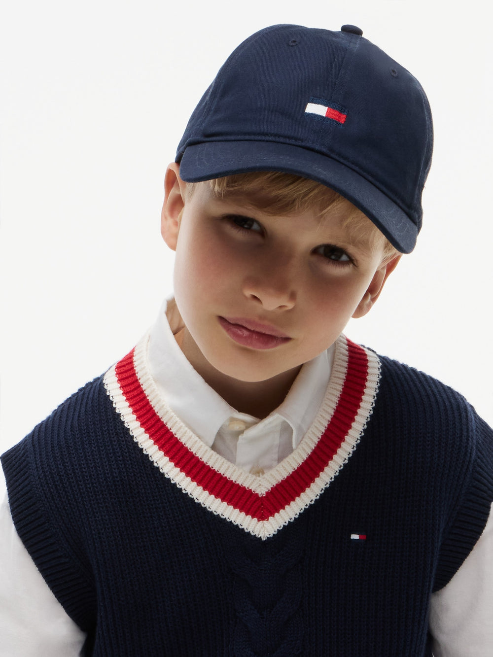 Kids Cable Knit Vest