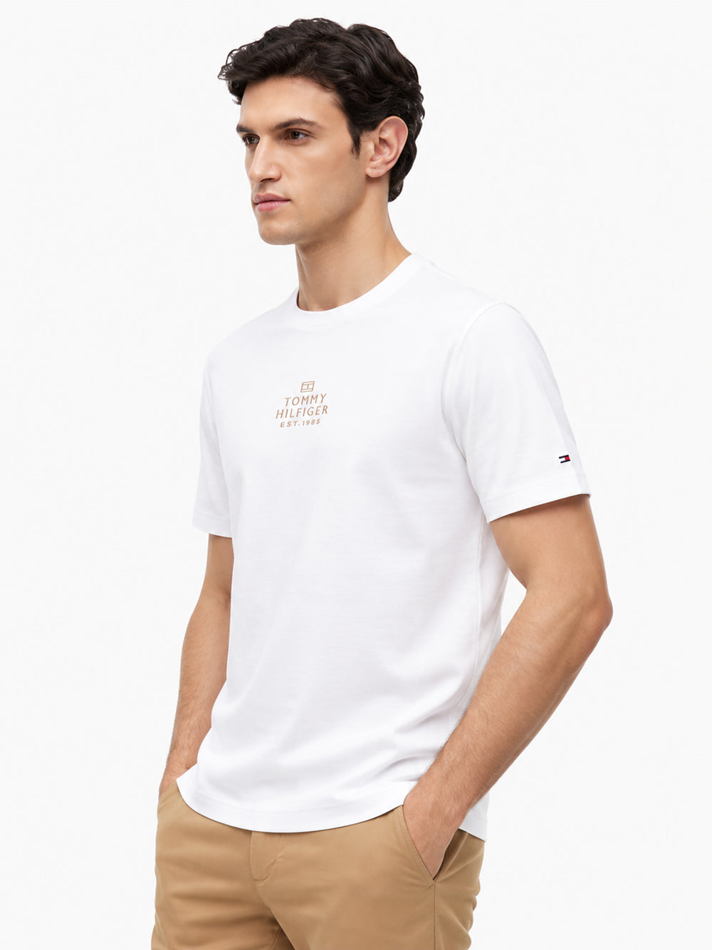 Regular Fit Embroidered Interlock Tshirt