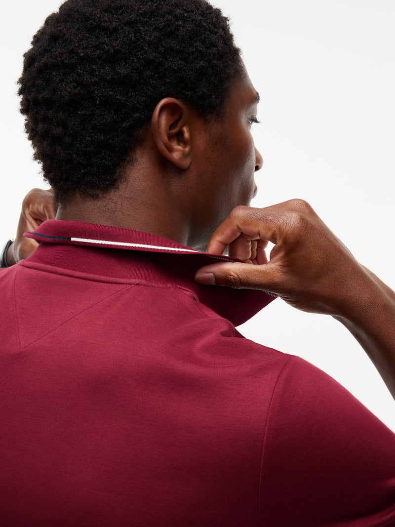 Slim Fit Interlock Polo