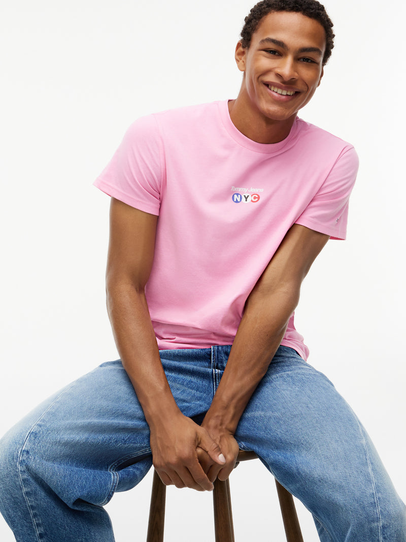 Slim Fit Nyc Logo T-Shirt