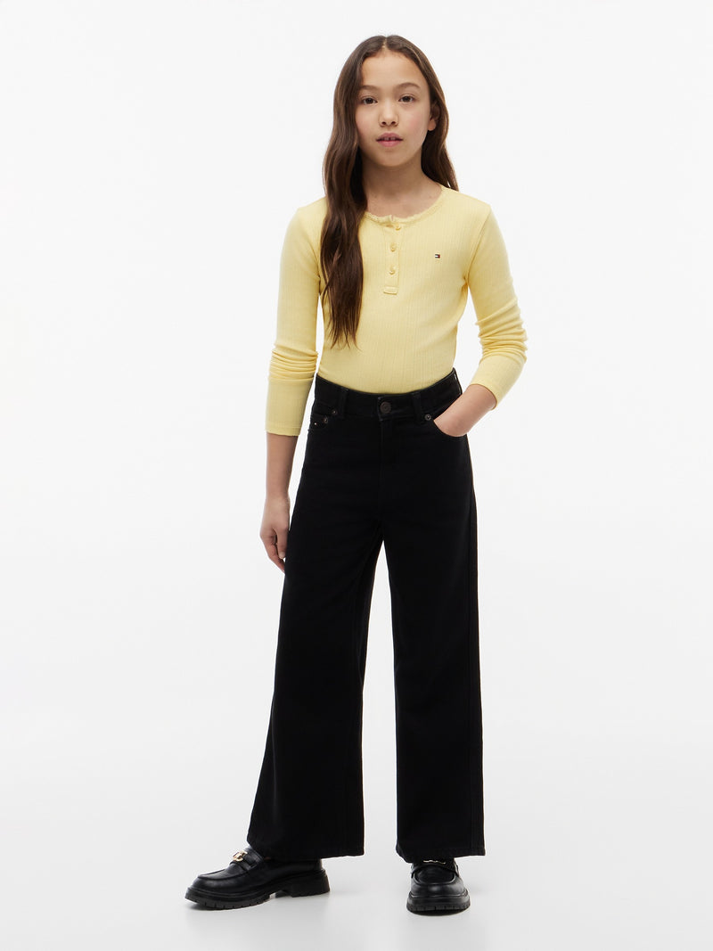 Kids Wide Jeans