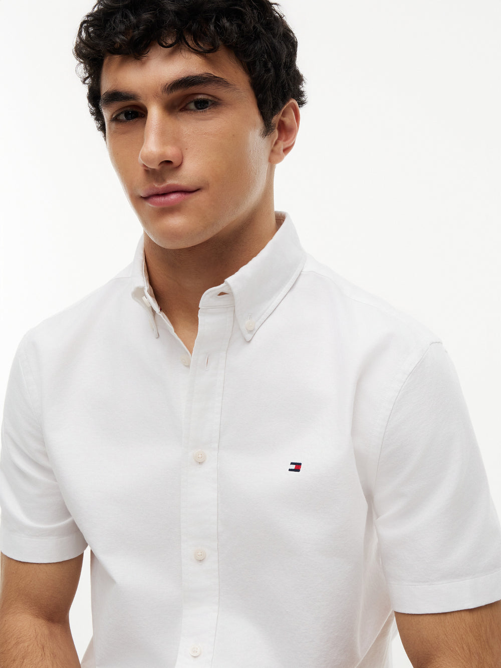 Regular Fit Solid Oxford Shirt