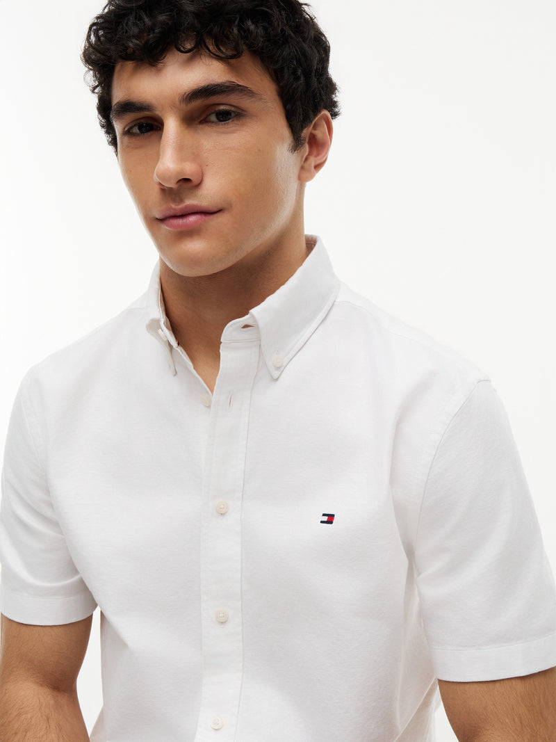 Regular Fit Solid Oxford Shirt