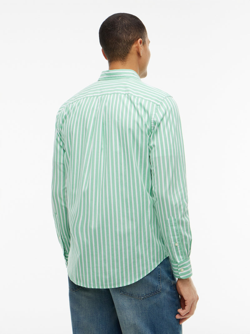 Regular Fit Stripe Poplin Shirt