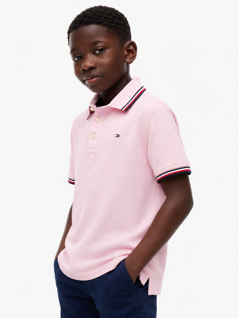 Kids Solid Polo