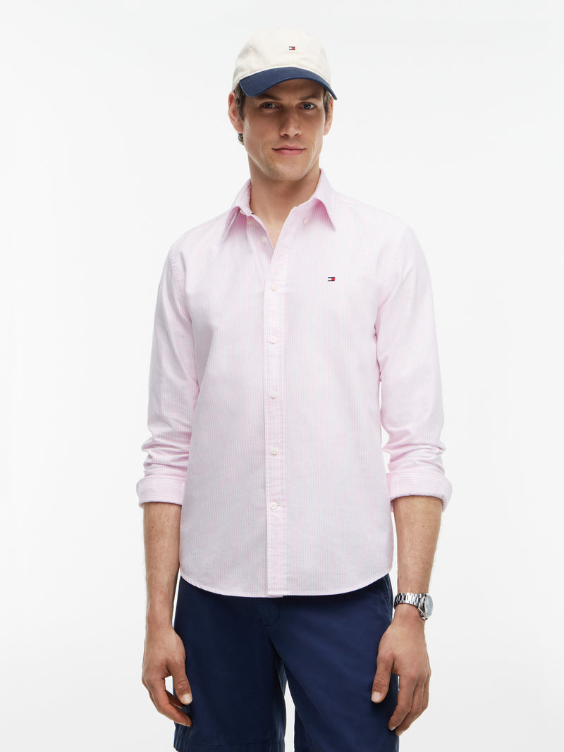 Regular Fit Stripe Oxford Shirt