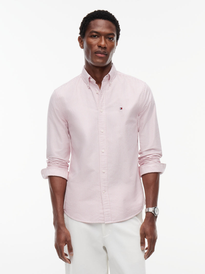 Regular Fit Stripe Oxford Shirt