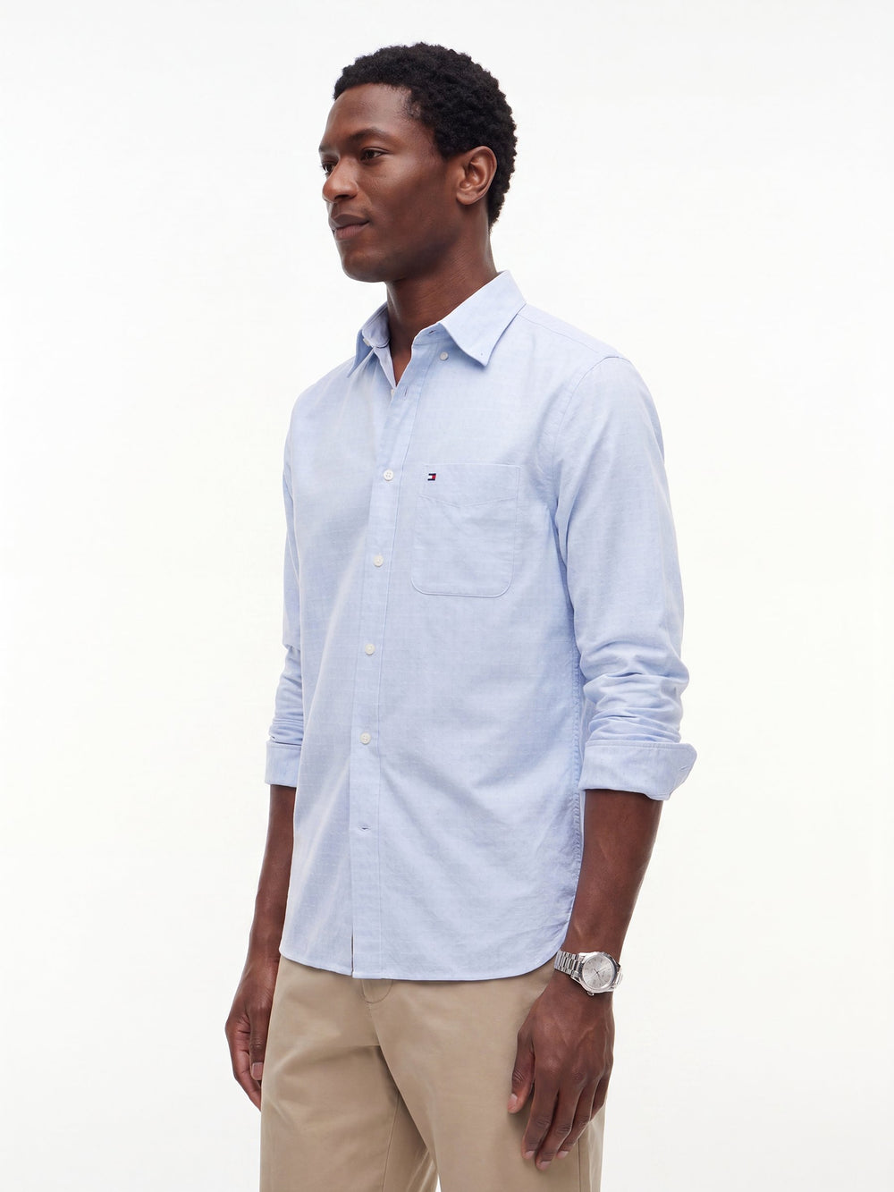 Regular Fit Texture Oxford Shirt