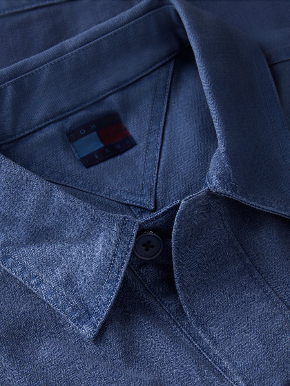 Oversized Fit Solid Overshirt Shirt