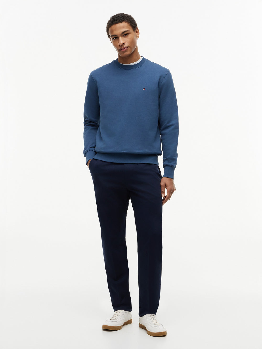 Solid Terry Pullover