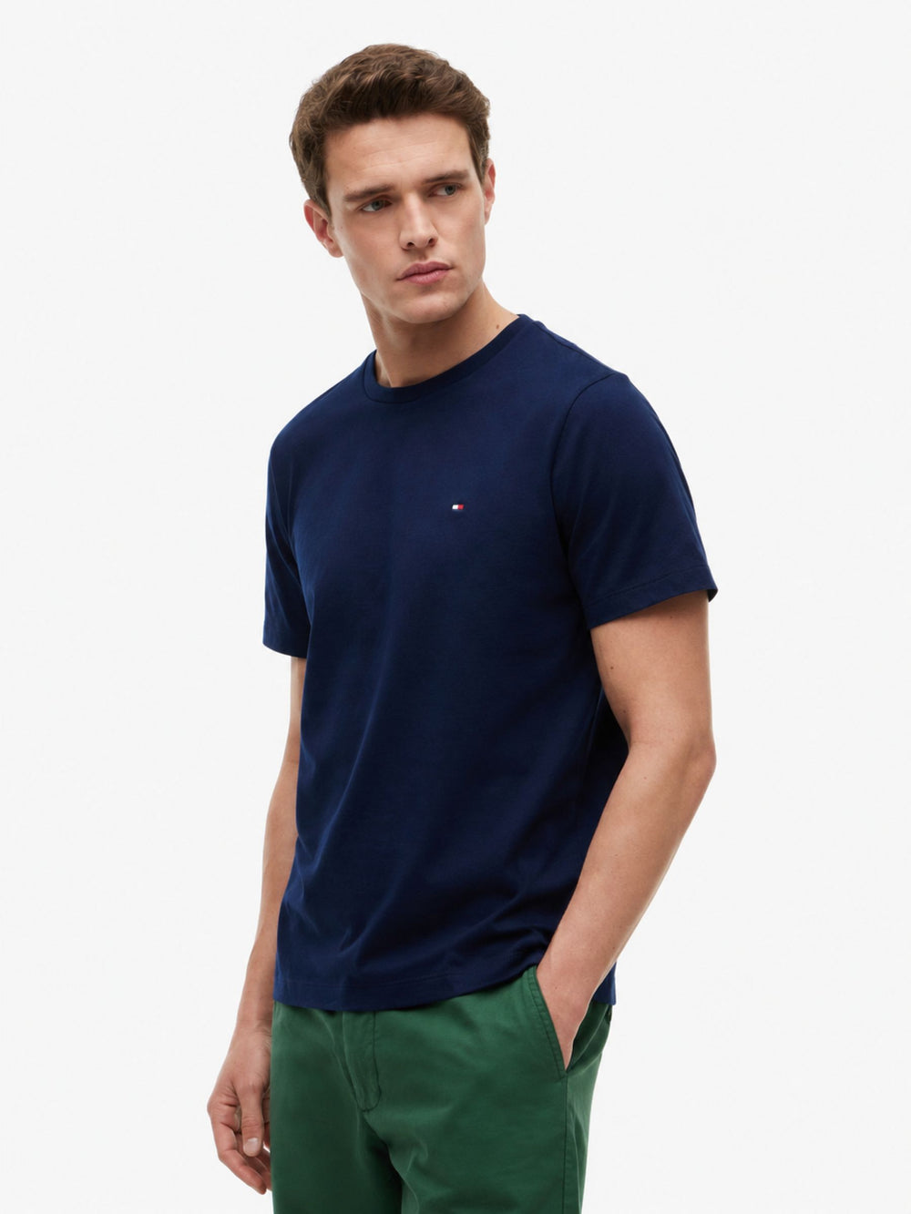 Regular Fit Solid Tshirt