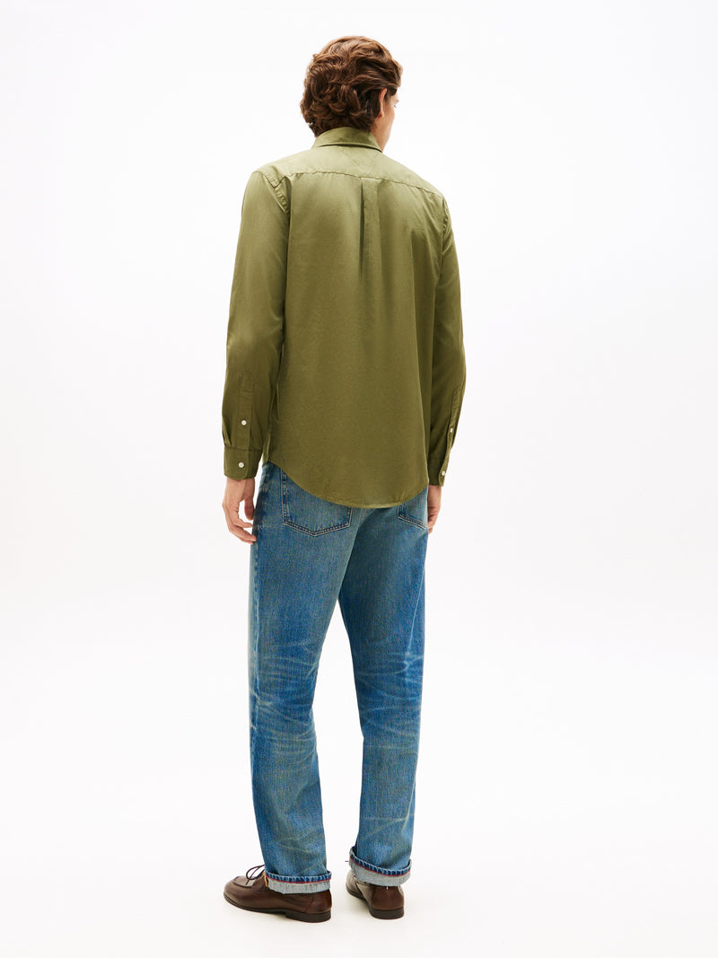 Regular Fit Solid Poplin Shirt