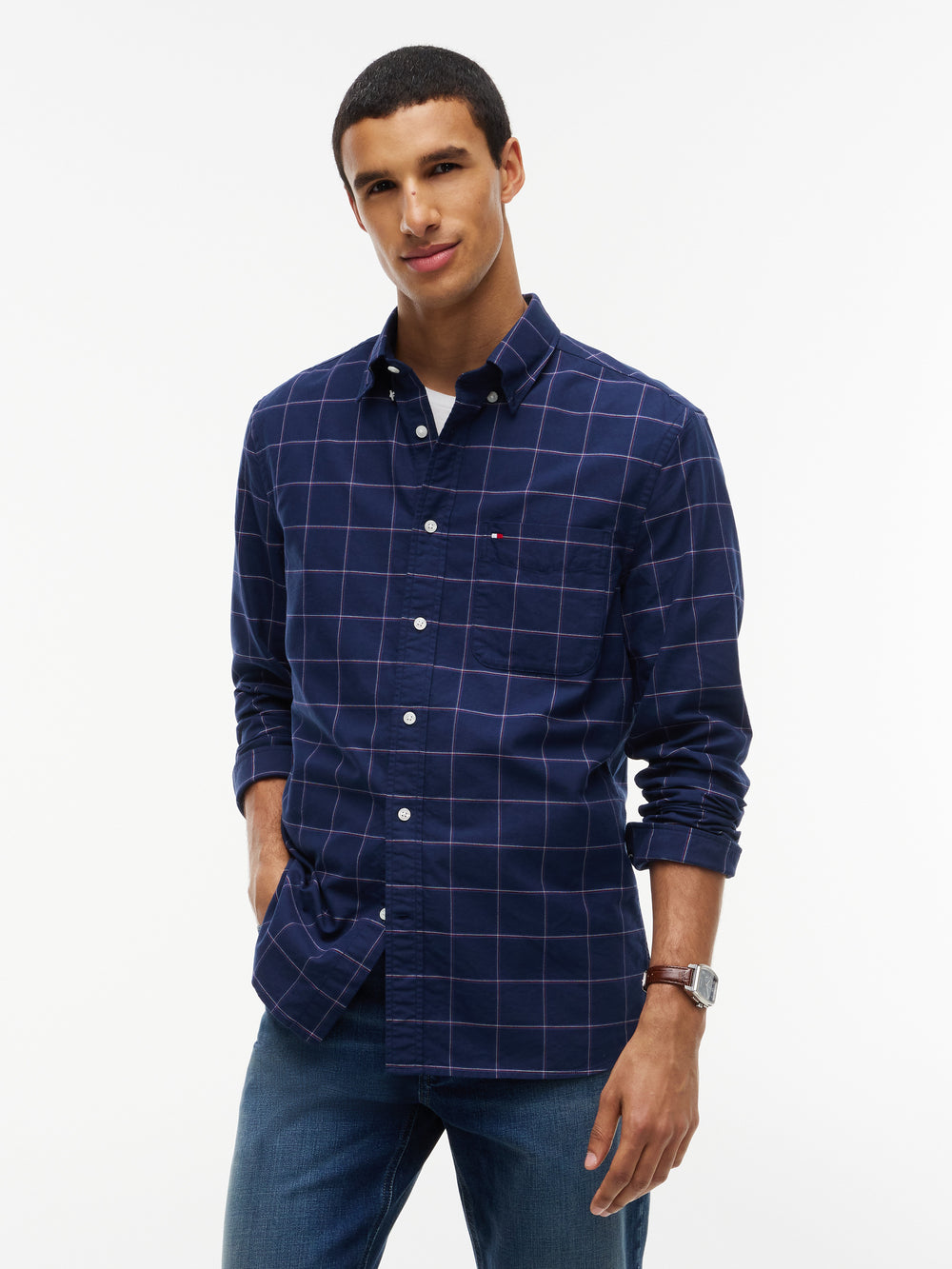 Regular Fit Check Oxford Shirt