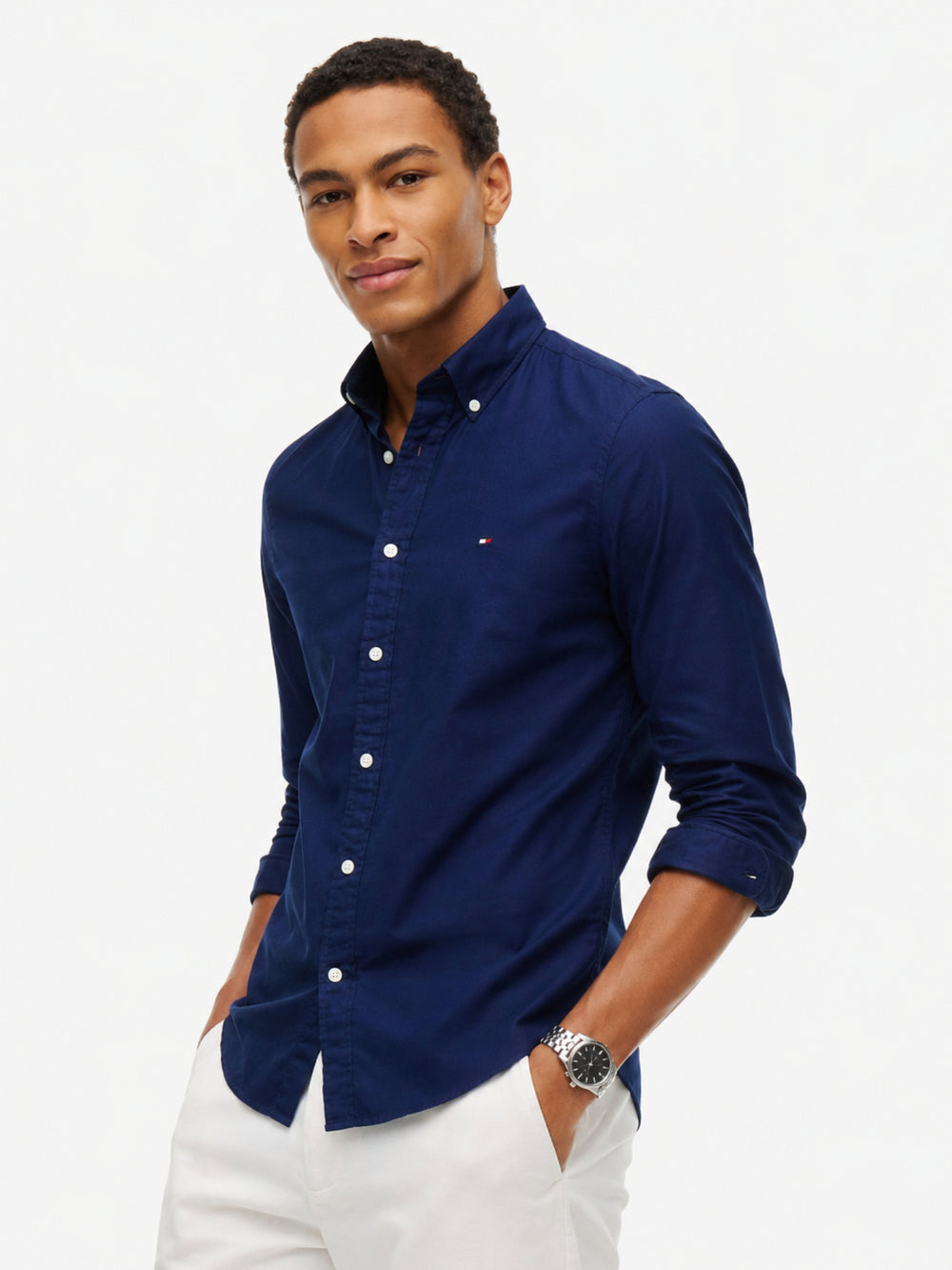 Slim Fit Texture Dobby Shirt
