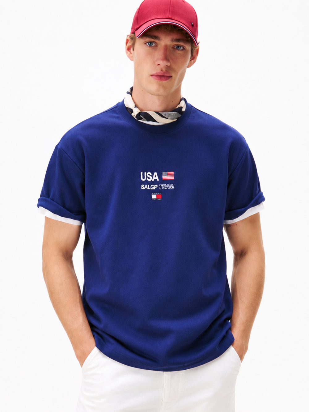 Relaxed Fit Jacquard Tshirt