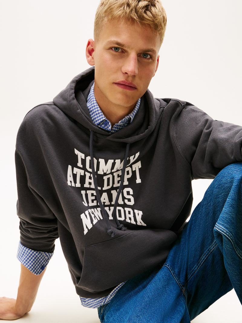 90S Fit Terry Hooded Sweatshirt
