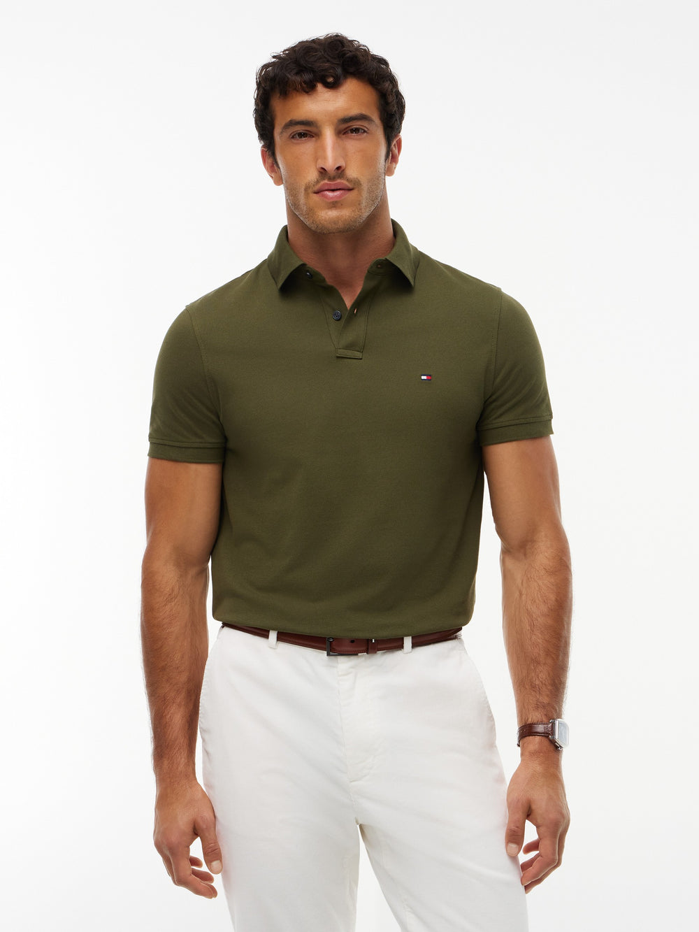 Regular Fit Solid Pique Polo