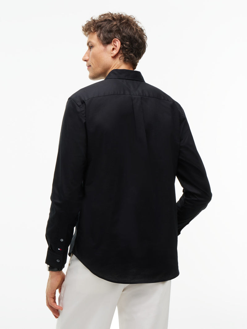 Regular Fit Solid Twill Shirt